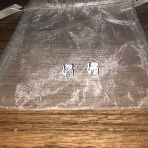 Juicy couture silver studs
